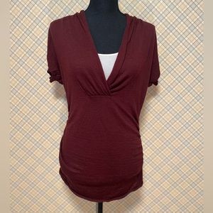 Express Burgandy Top
